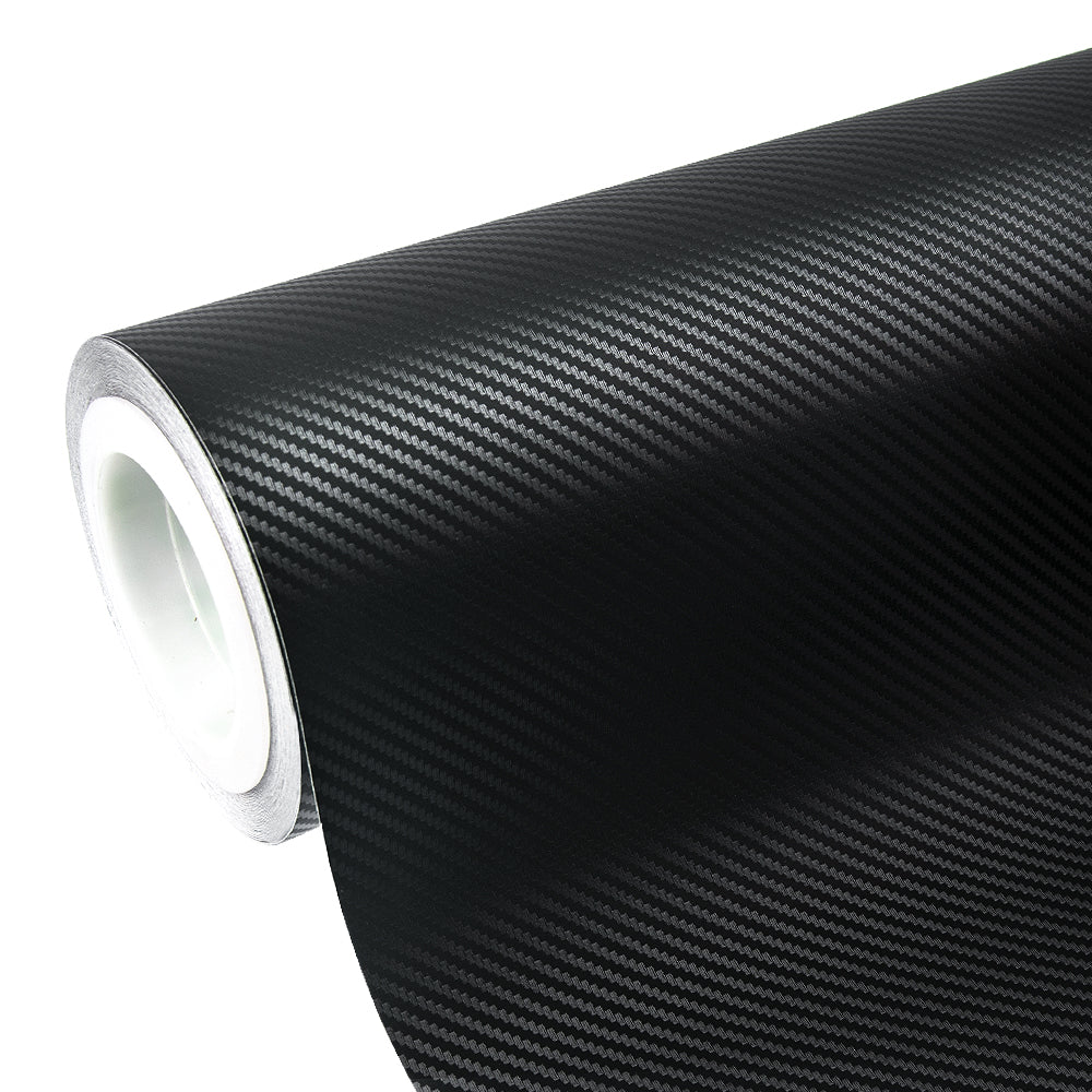 Classic Black Carbon Fiber Vinyl Wrap | Eowrap