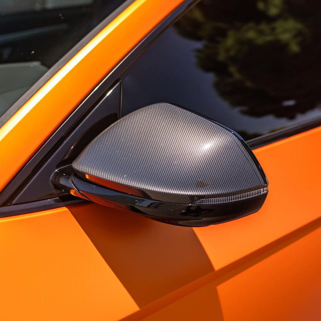 Satin Chrome Orange Vinyl Wrap