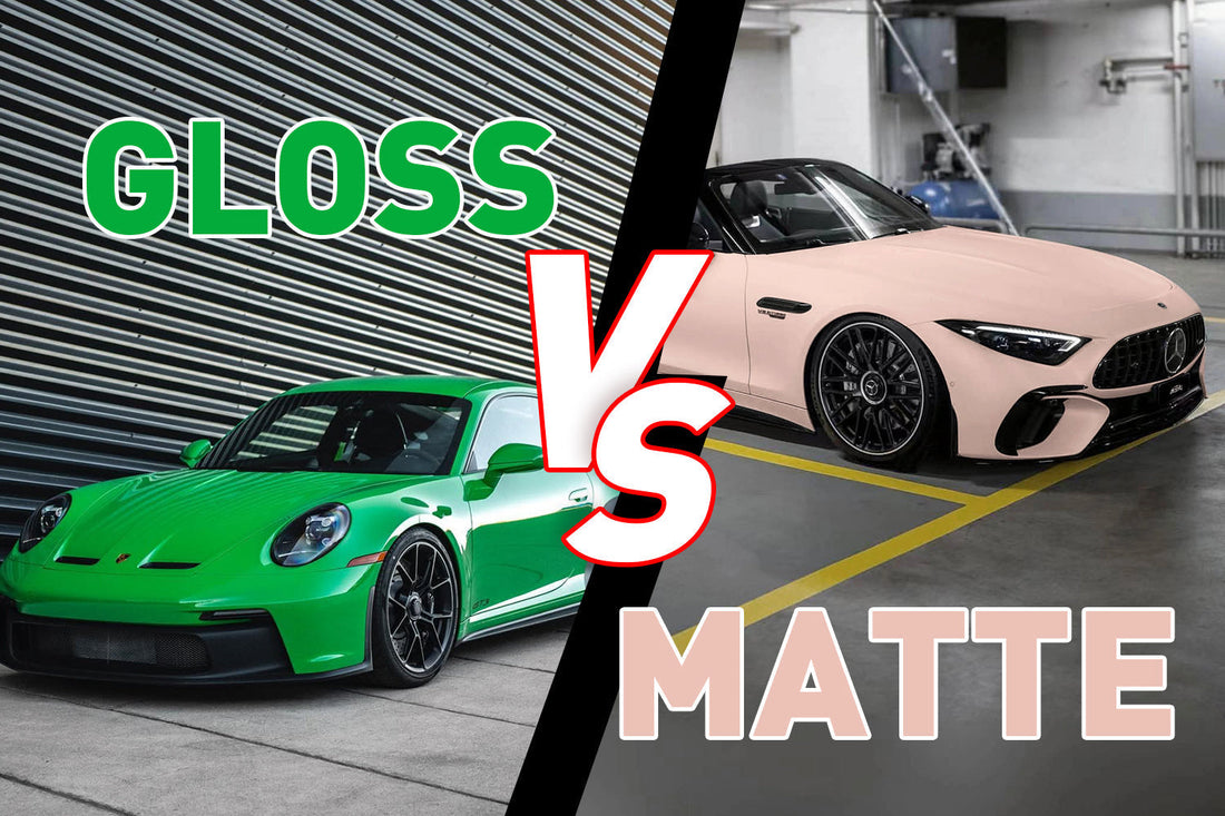Gloss vs Matte Vinyl Wrap