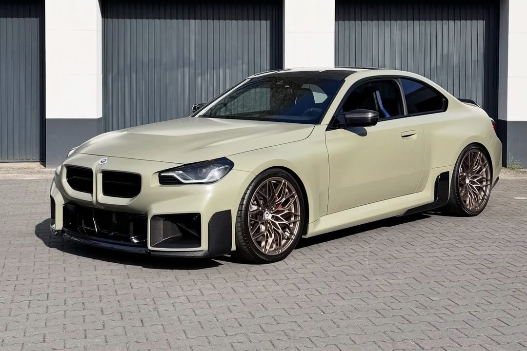 Dark Matte Desert Yellow PPF finish example
