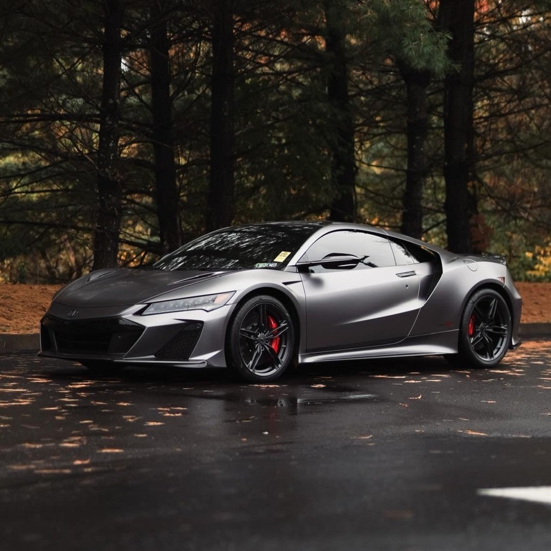 Acura NSX|Satin Metallic Dark Gray Vinyl Wrap|Eowrap