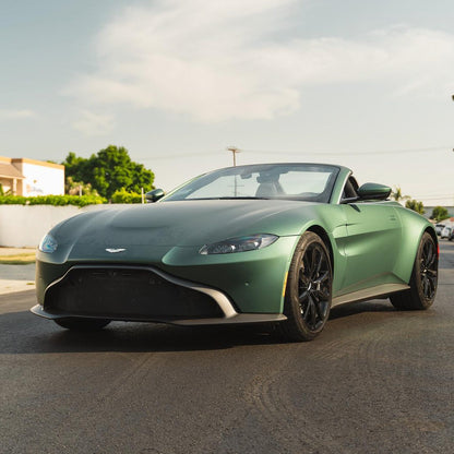 Aston Martin|Matte Metallic Kaitoke Green Vinyl Wrap|Eowrap