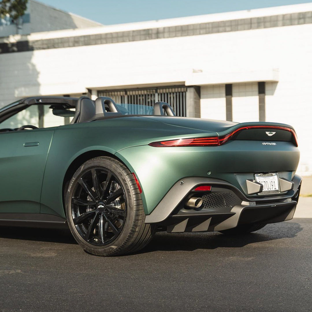 Aston Martin|Matte Metallic Kaitoke Green Vinyl Wrap|Eowrap