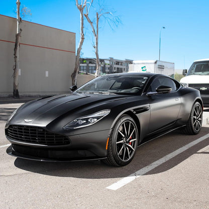 Aston Martin|Satin Pearl Metal Black Vinyl Wrap|Eowrap