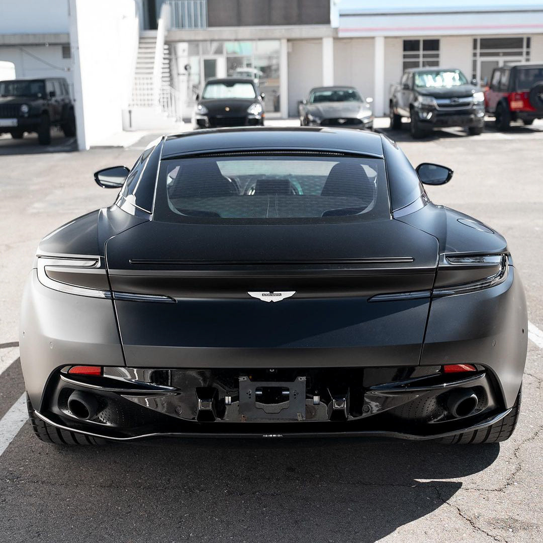 Aston Martin|Satin Pearl Metal Black Vinyl Wrap|Eowrap