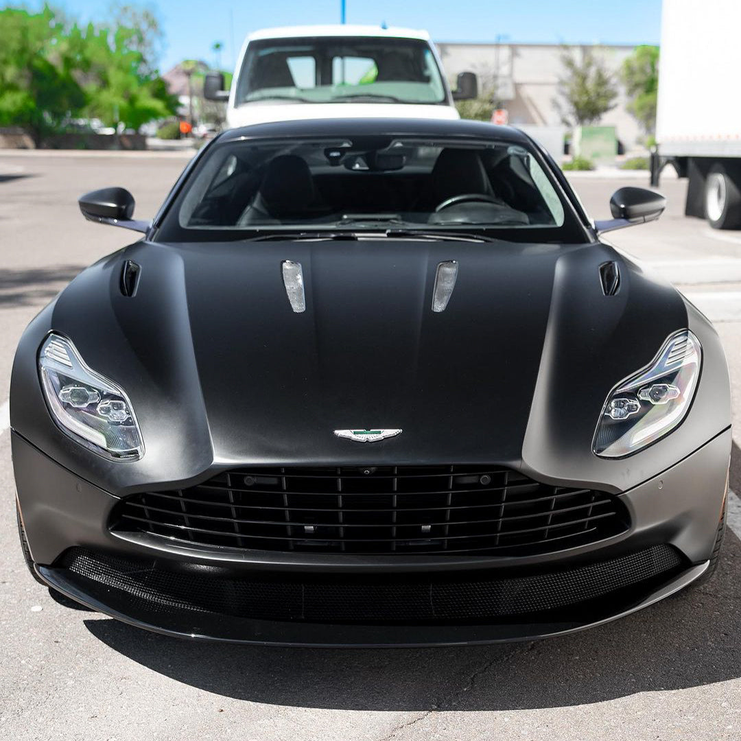 Aston Martin|Satin Pearl Metal Black Vinyl Wrap|Eowrap