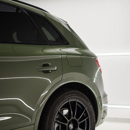 Audi Q5|Glossy Metallic District Green Vinyl Wrap|Eowrap