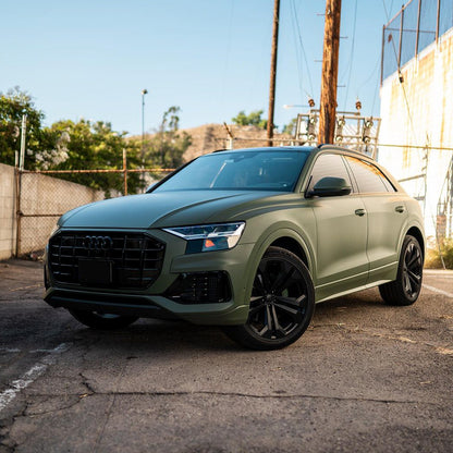 Audi Q5|Matte Military Green Vinyl Wrap|Eowrap