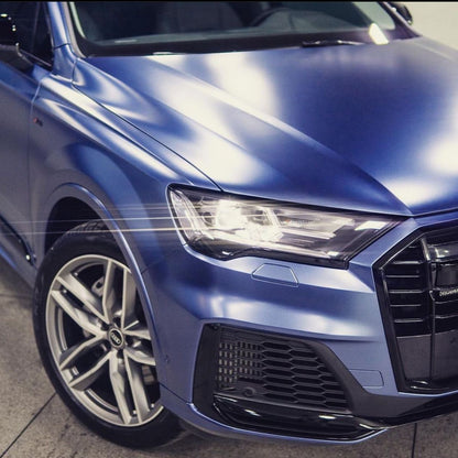 Audi Q7|Matte Metallic Oxford Blue Vinyl Wrap|Eowrap