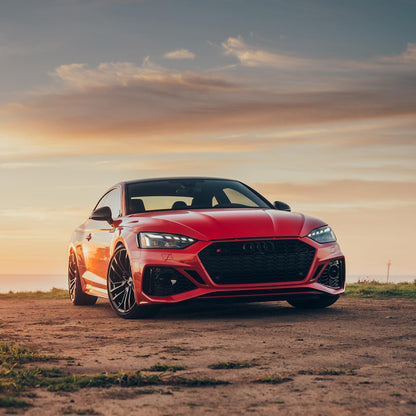 Audi RS5|Super Glossy Carmine Red Vinyl Wrap|Eowrap