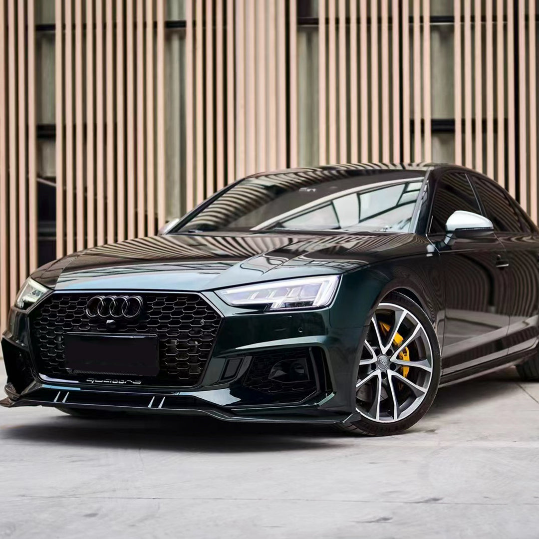 Audi RS|Glossy Metallic Royal Green Vinyl Wrap|Eowrap