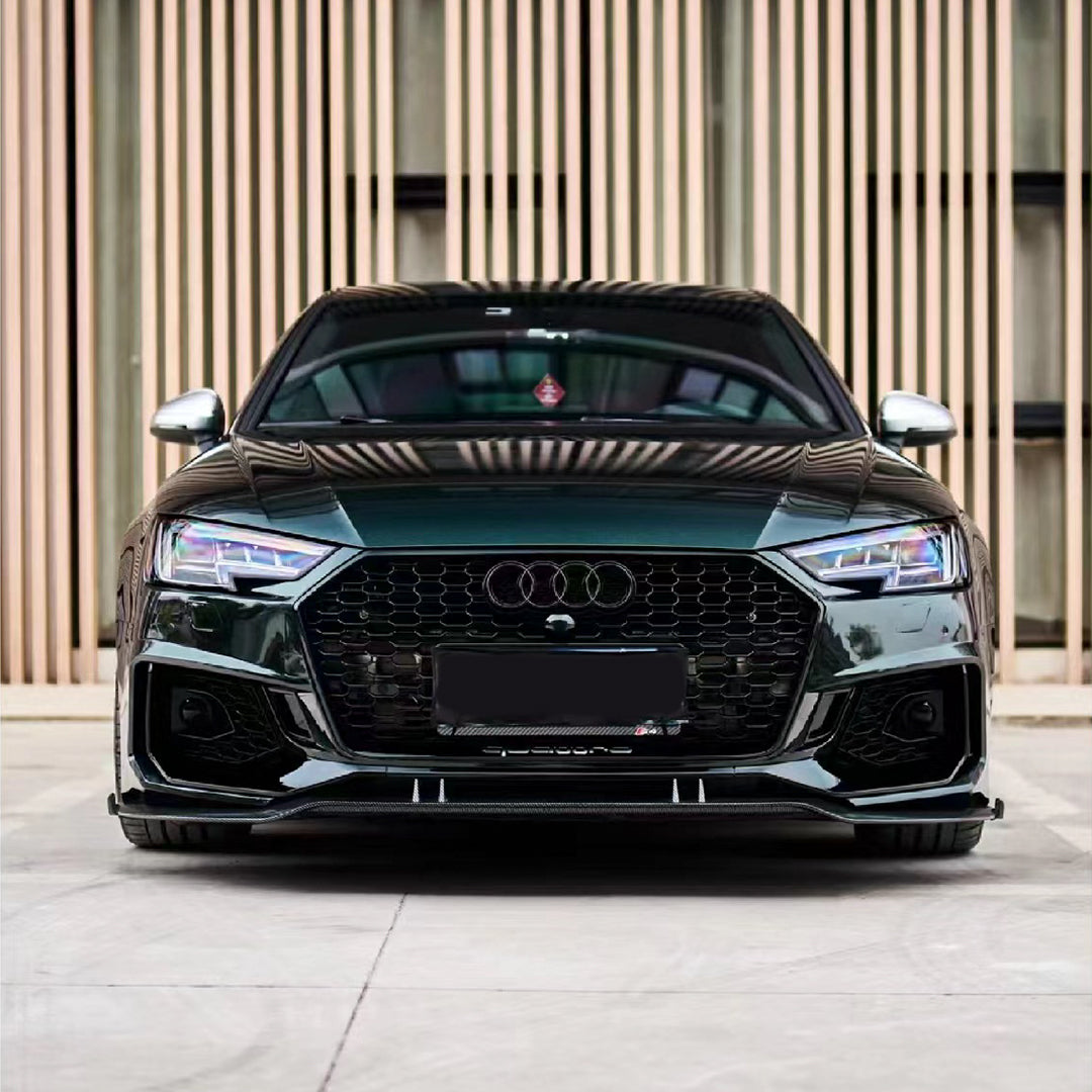 Audi RS|Glossy Metallic Royal Green Vinyl Wrap|Eowrap