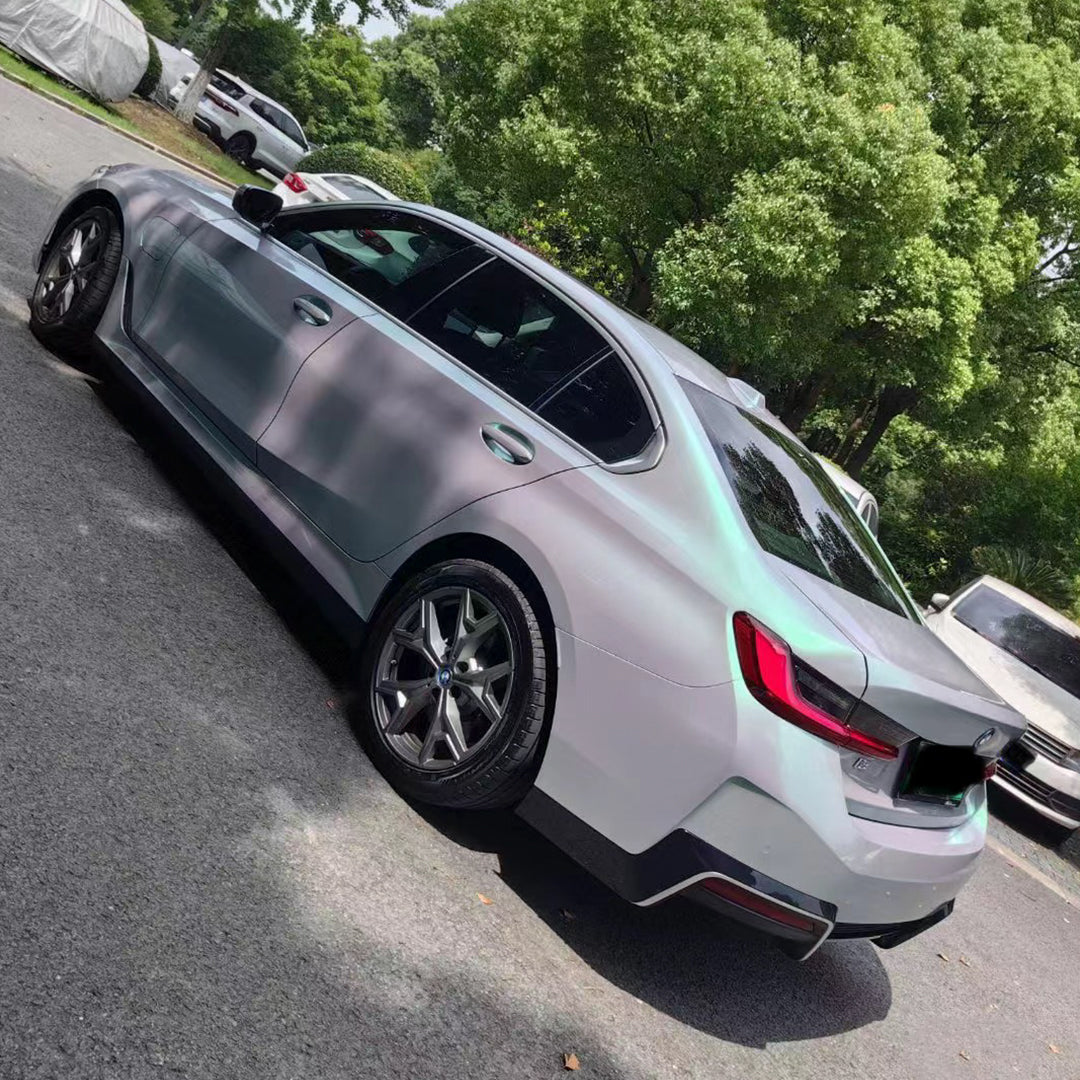 BMW 3 Series|Candy Metallic Magic Gray Green Vinyl Wrap|Eowrap