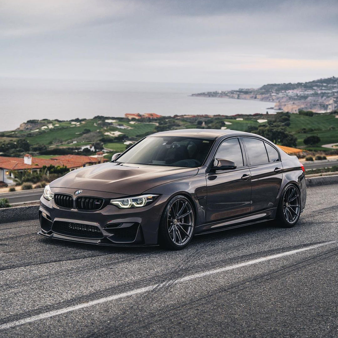 BMW|Glossy Metallic Brown Gray Vinyl Wrap|Eowrap