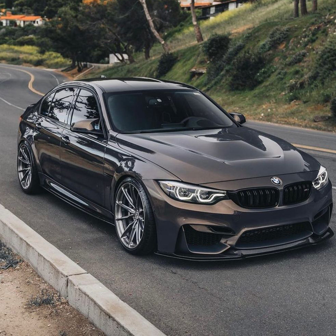 BMW|Glossy Metallic Brown Gray Vinyl Wrap|Eowrap