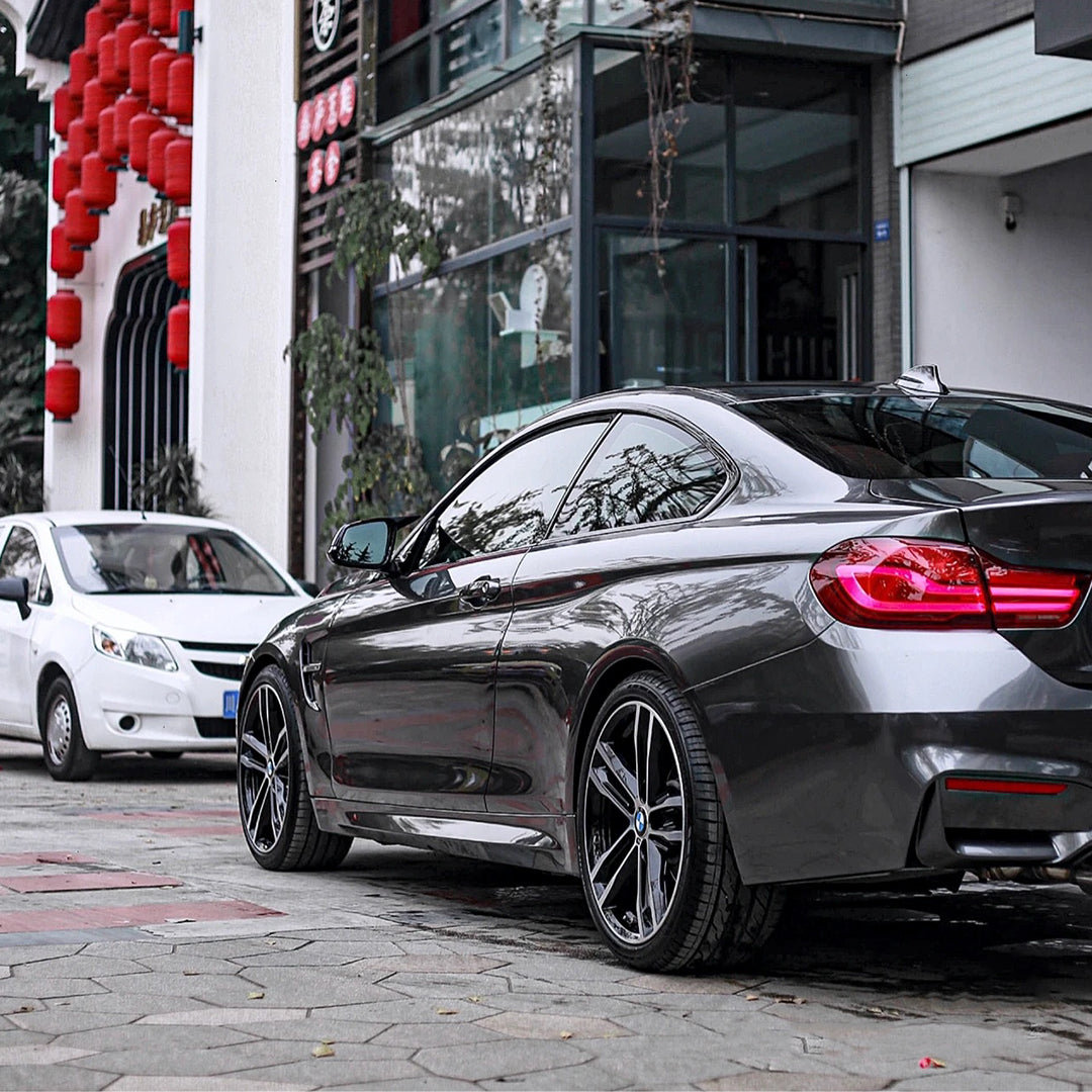 BMW | Glossy Metallic Coal Black Vinyl Wrap|Eowrap