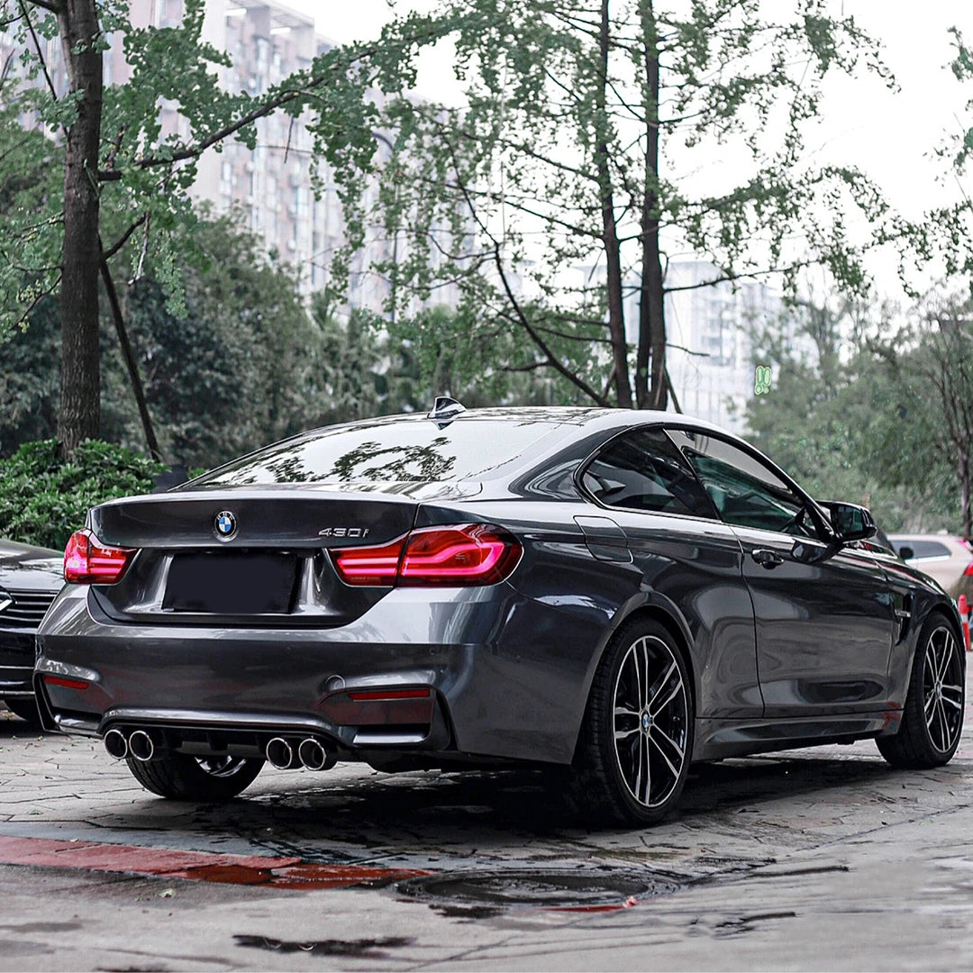 BMW | Glossy Metallic Coal Black Vinyl Wrap|Eowrap