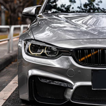 BMW | Glossy Metallic Metal Silver Vinyl Wrap|Eowrap