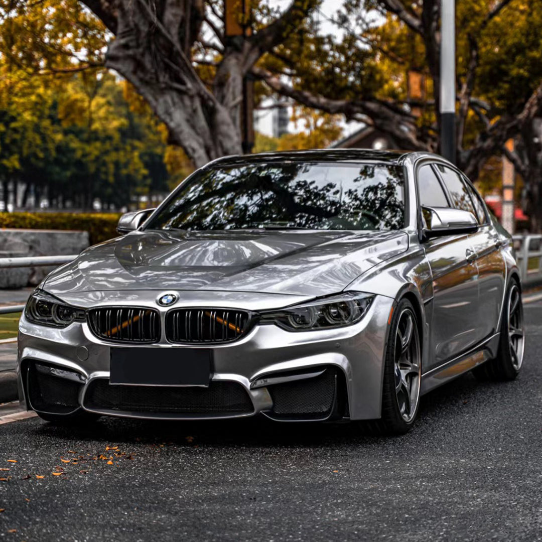 BMW | Glossy Metallic Metal Silver Vinyl Wrap|Eowrap