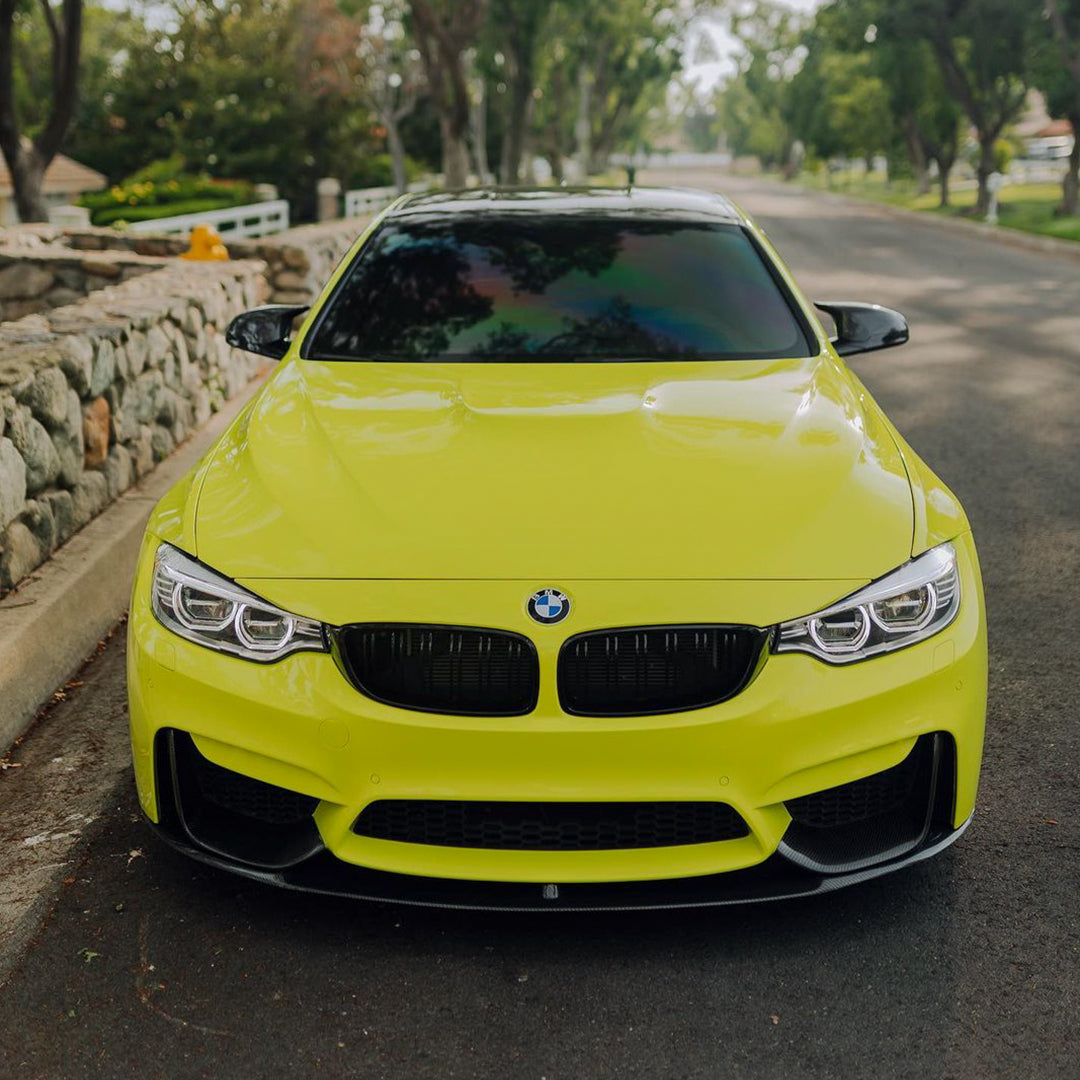 BMW|High Glossy Chartreuse Yellow Vinyl Wrap|Eowrap