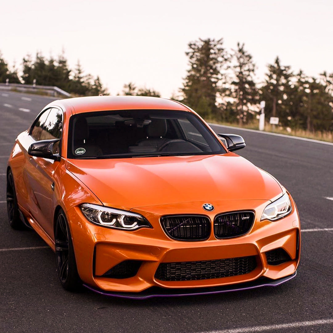 BMW M2|High Glossy Orange Vinyl Wrap|Eowrap