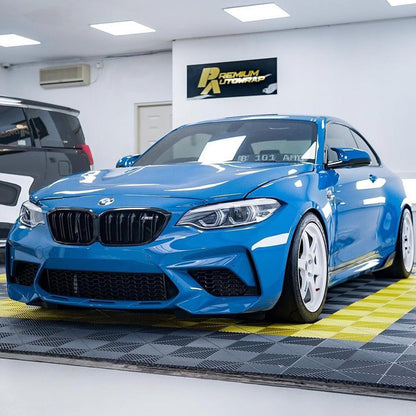 BMW M2|Super Glossy Laguna Blue Vinyl Wrap|Eowrap