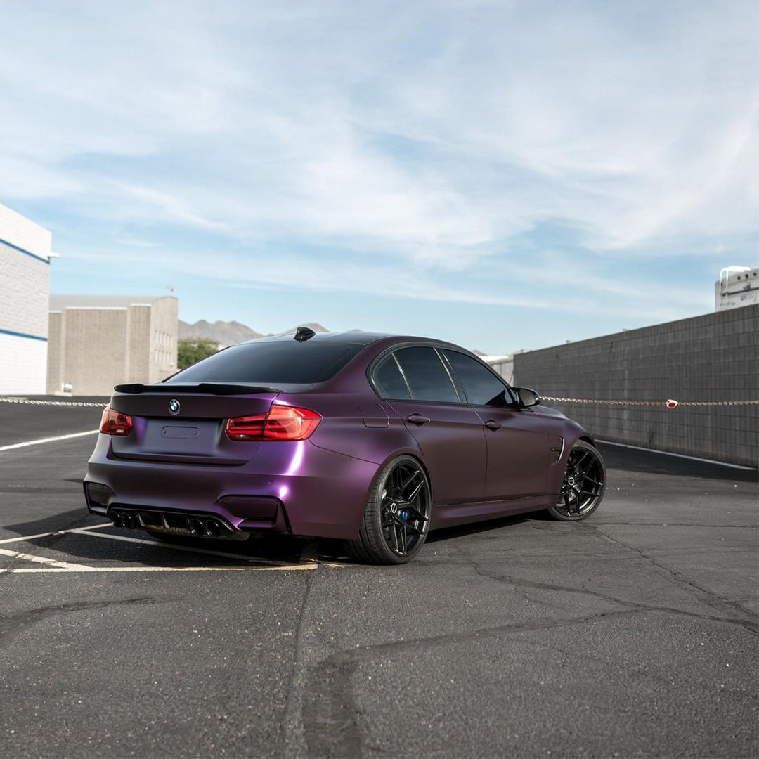 BMW M3|Matte Russian Violet Vinyl Wrap|Eowrap