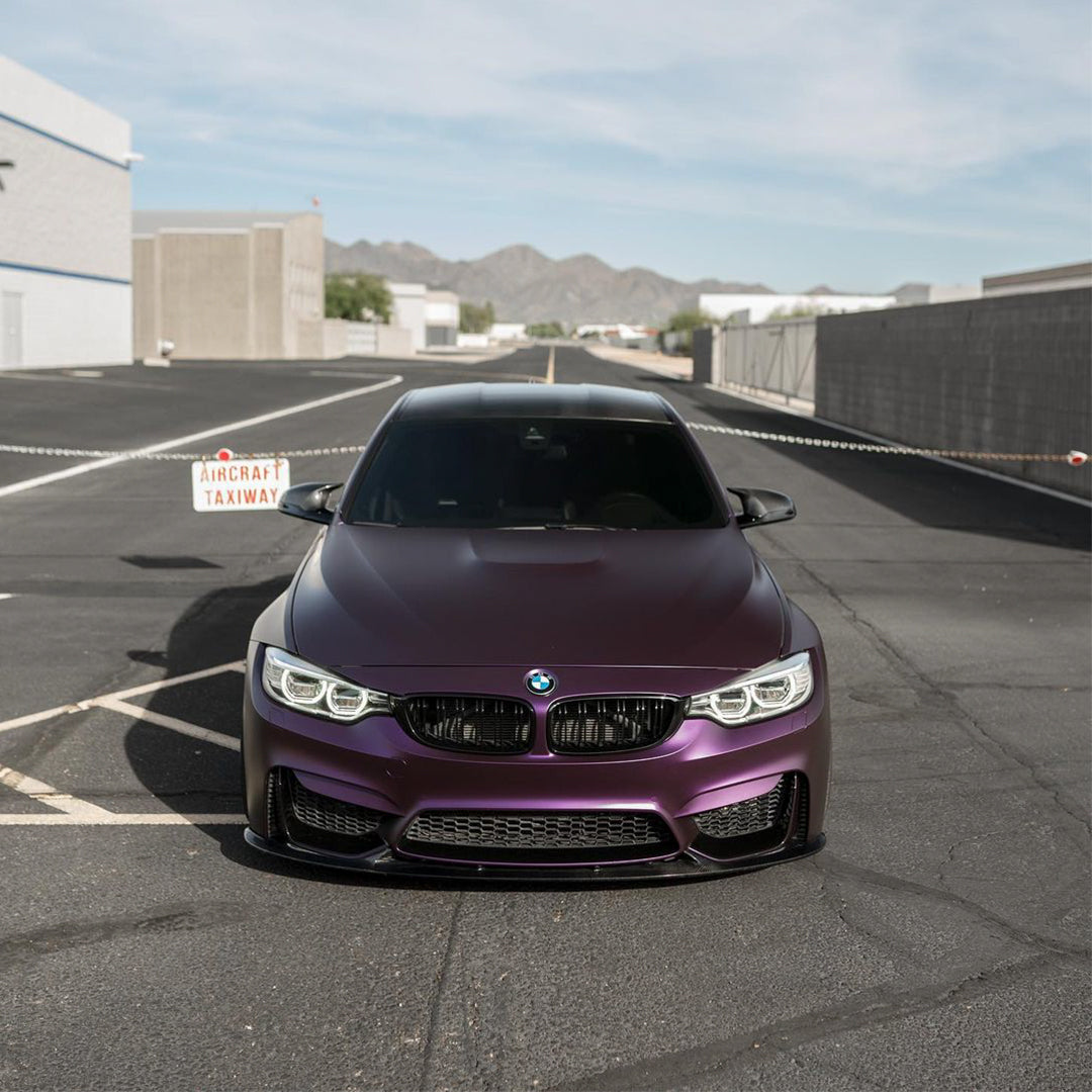 BMW M3|Matte Russian Violet Vinyl Wrap|Eowrap