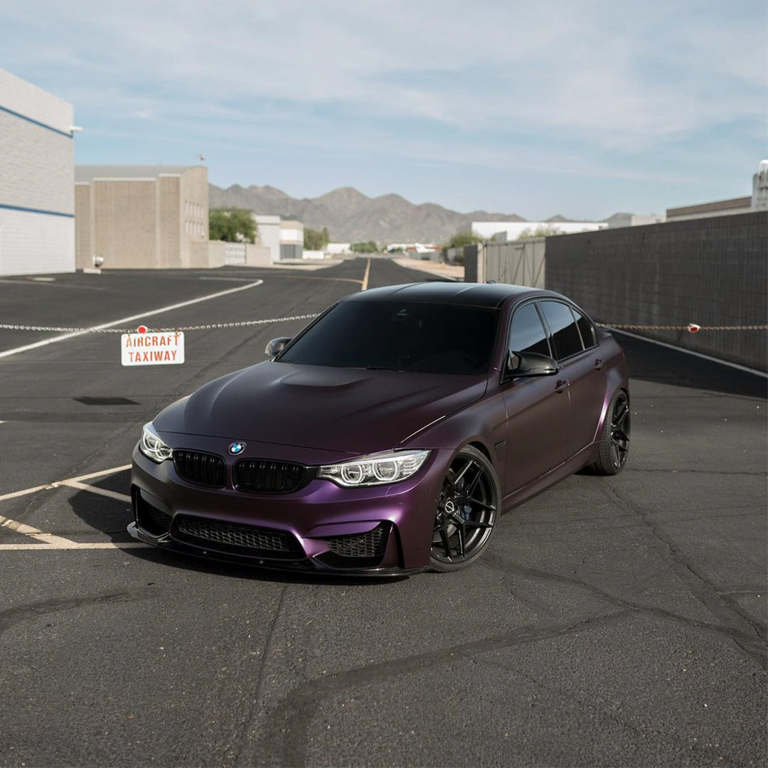 BMW M3|Matte Russian Violet Vinyl Wrap|Eowrap