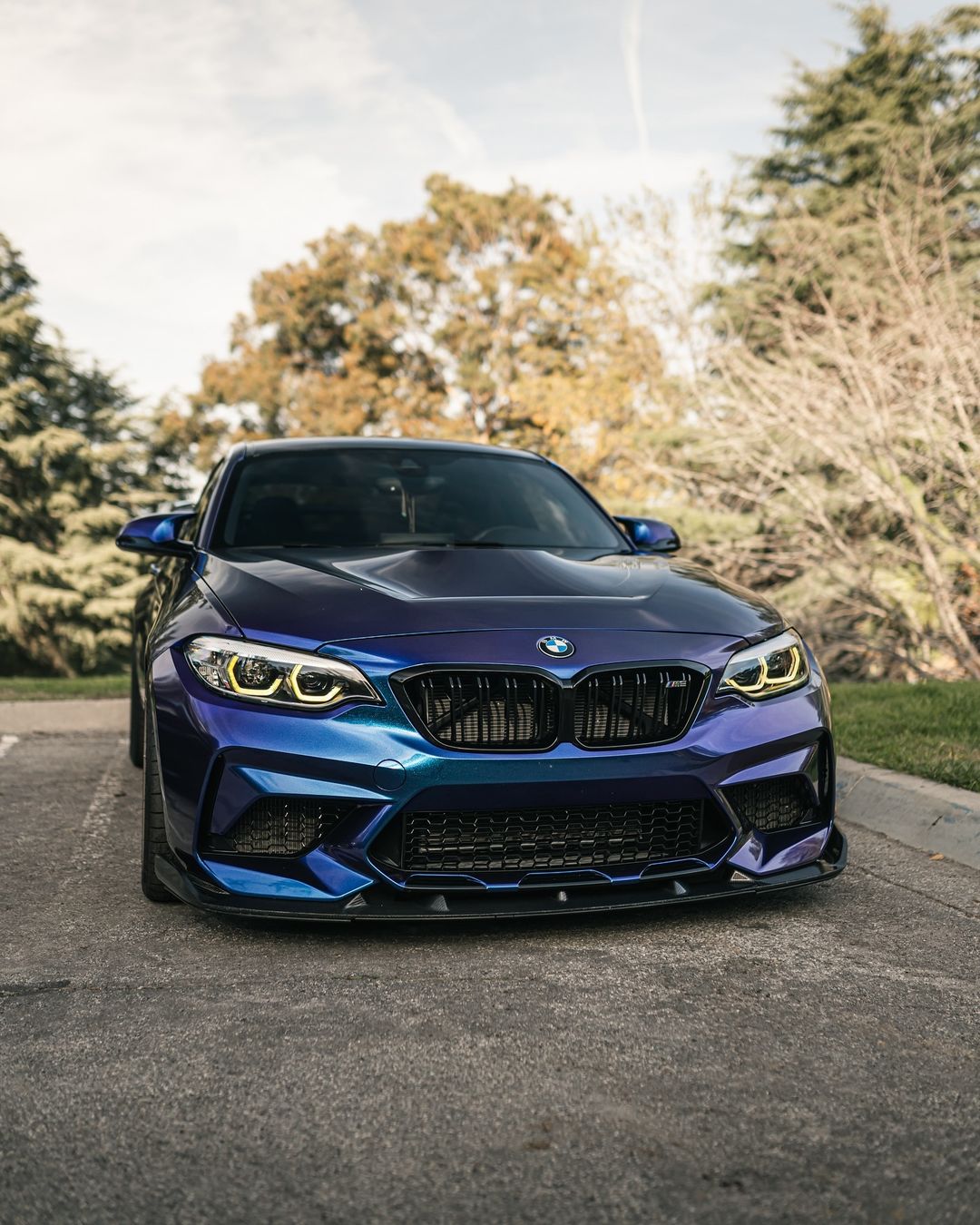 BMW M4|Glitter Metallic Diamond Purple Blue Wrap|Eowrap