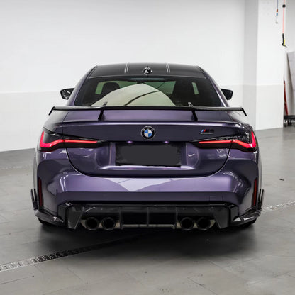 BMW M4|Glossy Metallic Violet Gray Vinyl Wrap|Eowrap