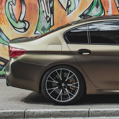 BMW M5|Satin Metallic Brown Gold Vinyl Wrap|Eowrap