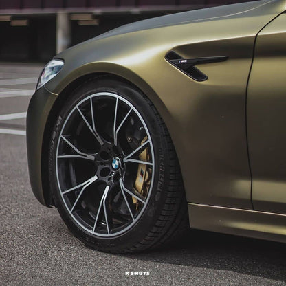 BMW M5|Satin Metallic Brown Gold Vinyl Wrap|Eowrap