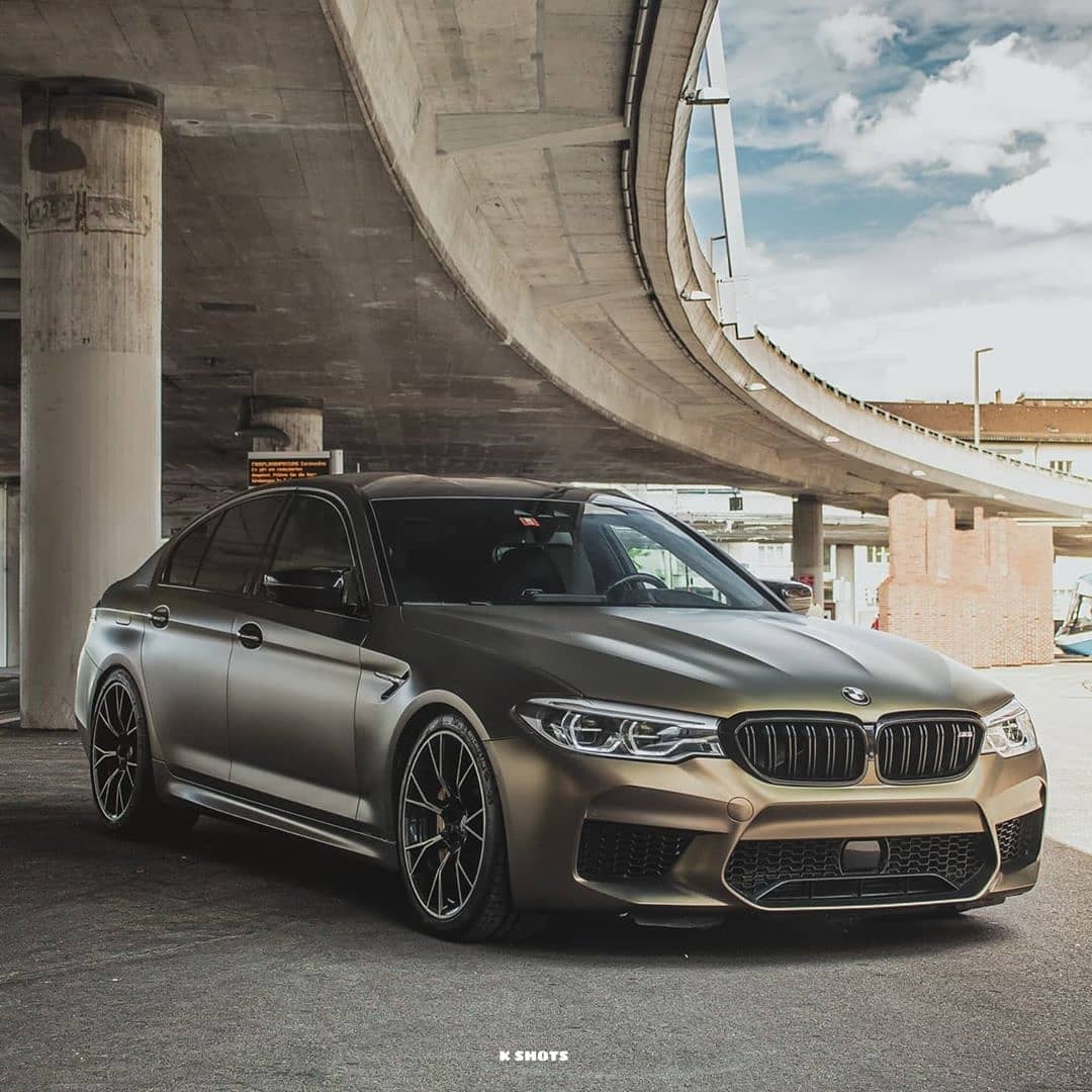 BMW M5|Satin Metallic Brown Gold Vinyl Wrap|Eowrap