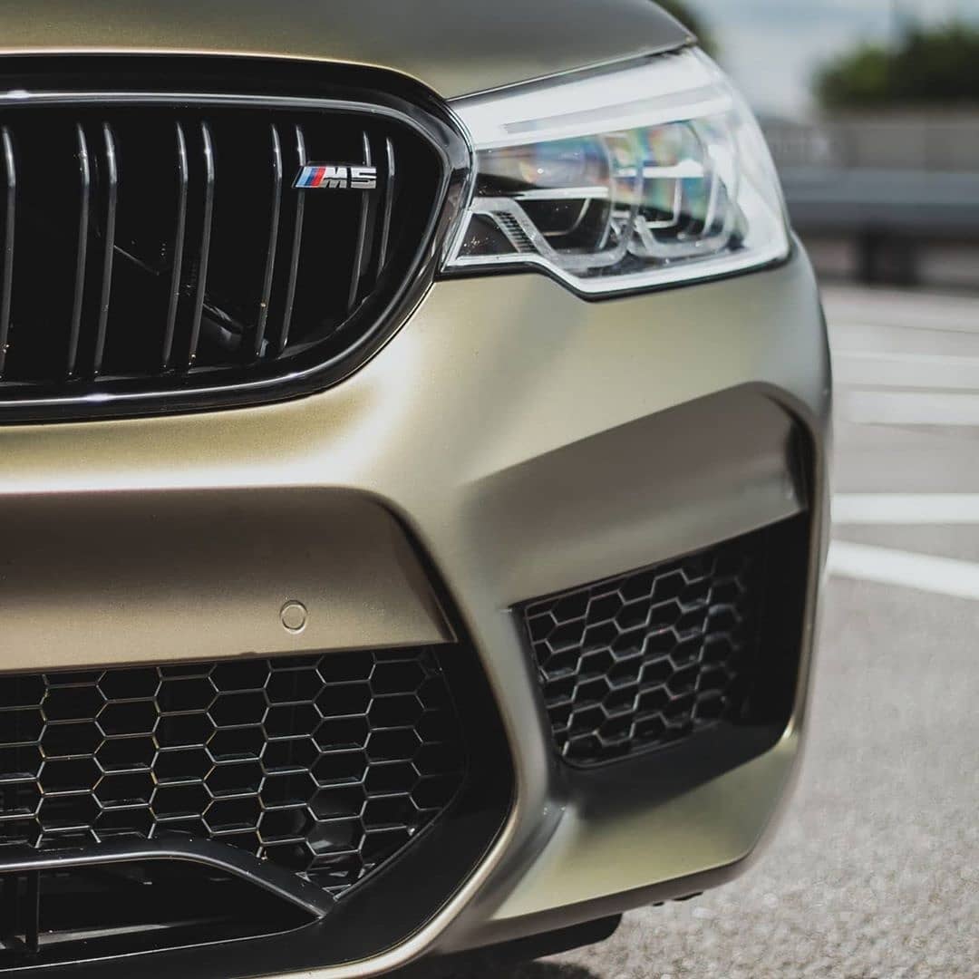 BMW M5|Satin Metallic Brown Gold Vinyl Wrap|Eowrap