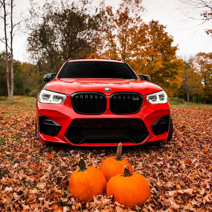 BMW X3|Glossy Metallic Crystal Red Vinyl Wrap|Eowrap