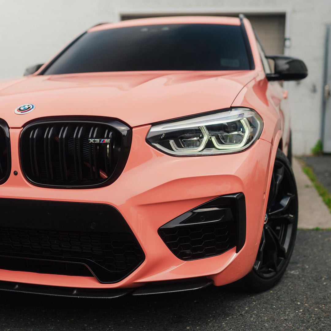 BMW X3|Super Glossy Bubblegum Pink Vinyl Wrap|Eowrap