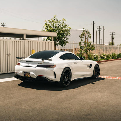 Benz AMG GTR|Glossy Pearl White Vinyl Wrap|Eowrap