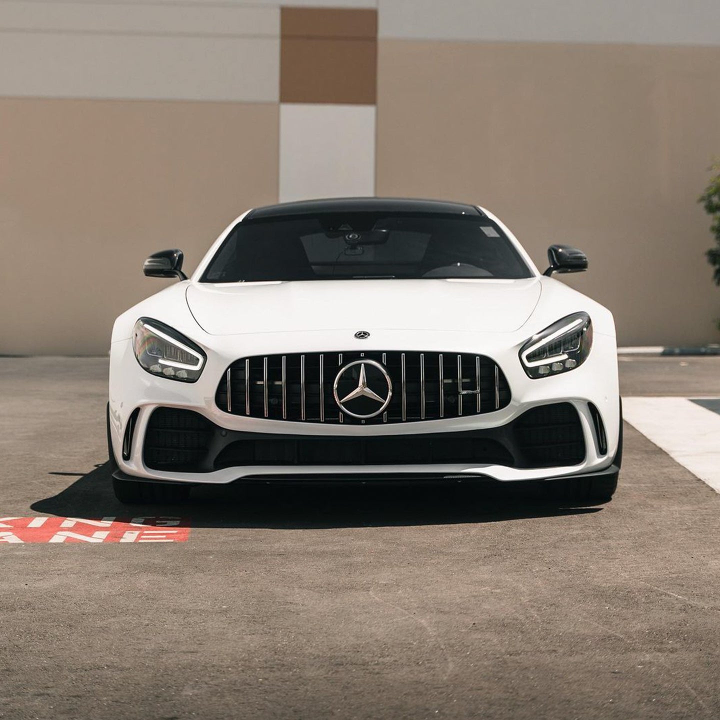 Benz AMG GTR|Glossy Pearl White Vinyl Wrap|Eowrap