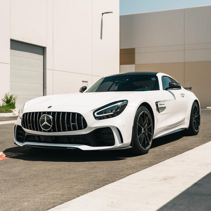 Benz AMG GTR|Glossy Pearl White Vinyl Wrap|Eowrap