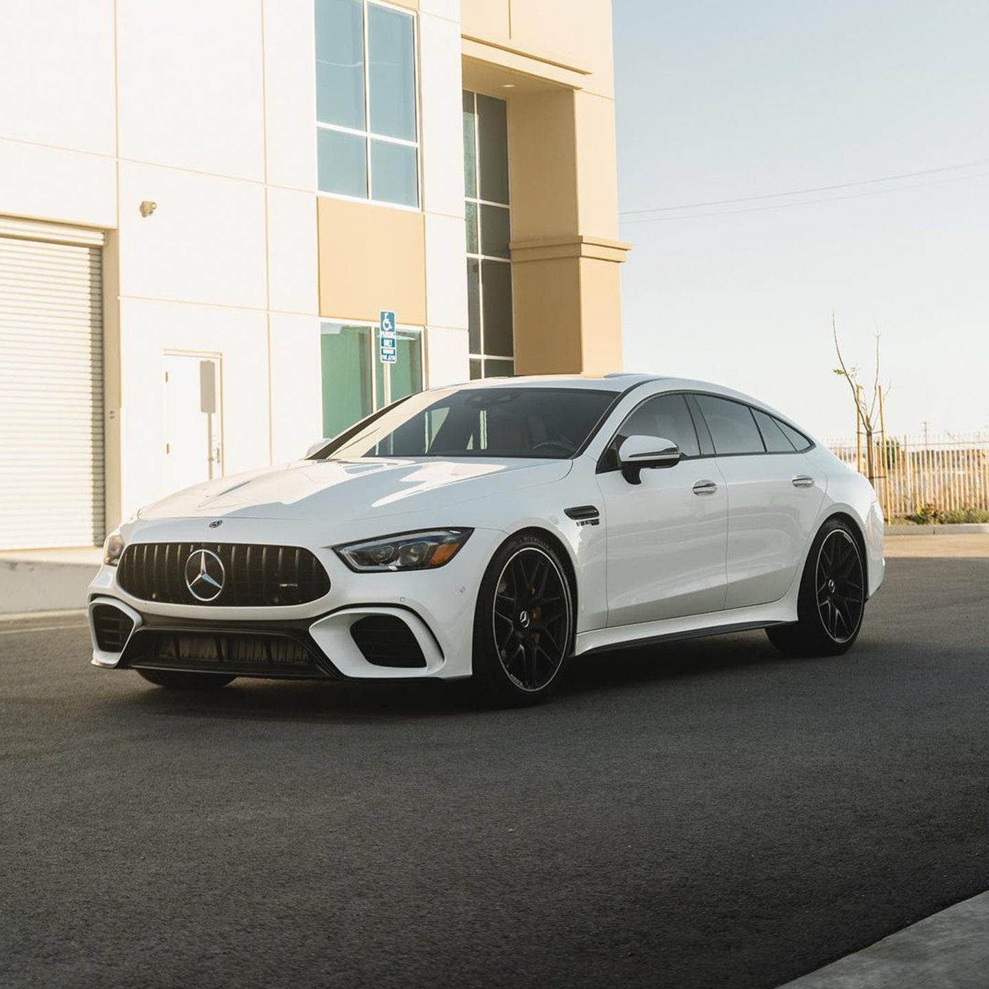 Benz AMG|High Glossy Crystal White Vinyl Wrap|Eowrap