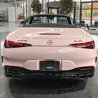 Benz AMG|High Glossy Piggy Pink Vinyl Wrap|Eowrap