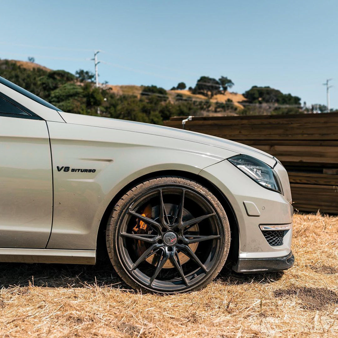 Benz CLS 63 AMG|Super Glossy Khaki Green Vinyl Wrap|Eowrap