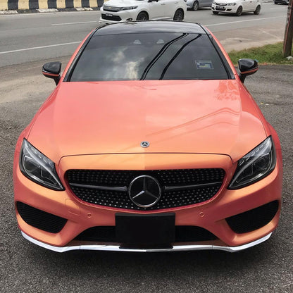 Benz|Candy Metallic Neon Pink Vinyl Wrap|Eowrap