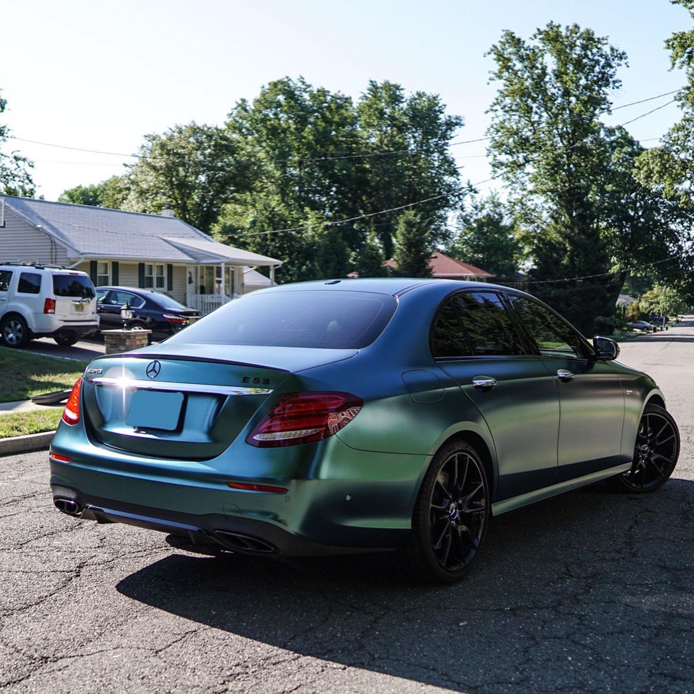 Benz E53|Matte Metallic Forest Green Vinyl Wrap|Eowrap