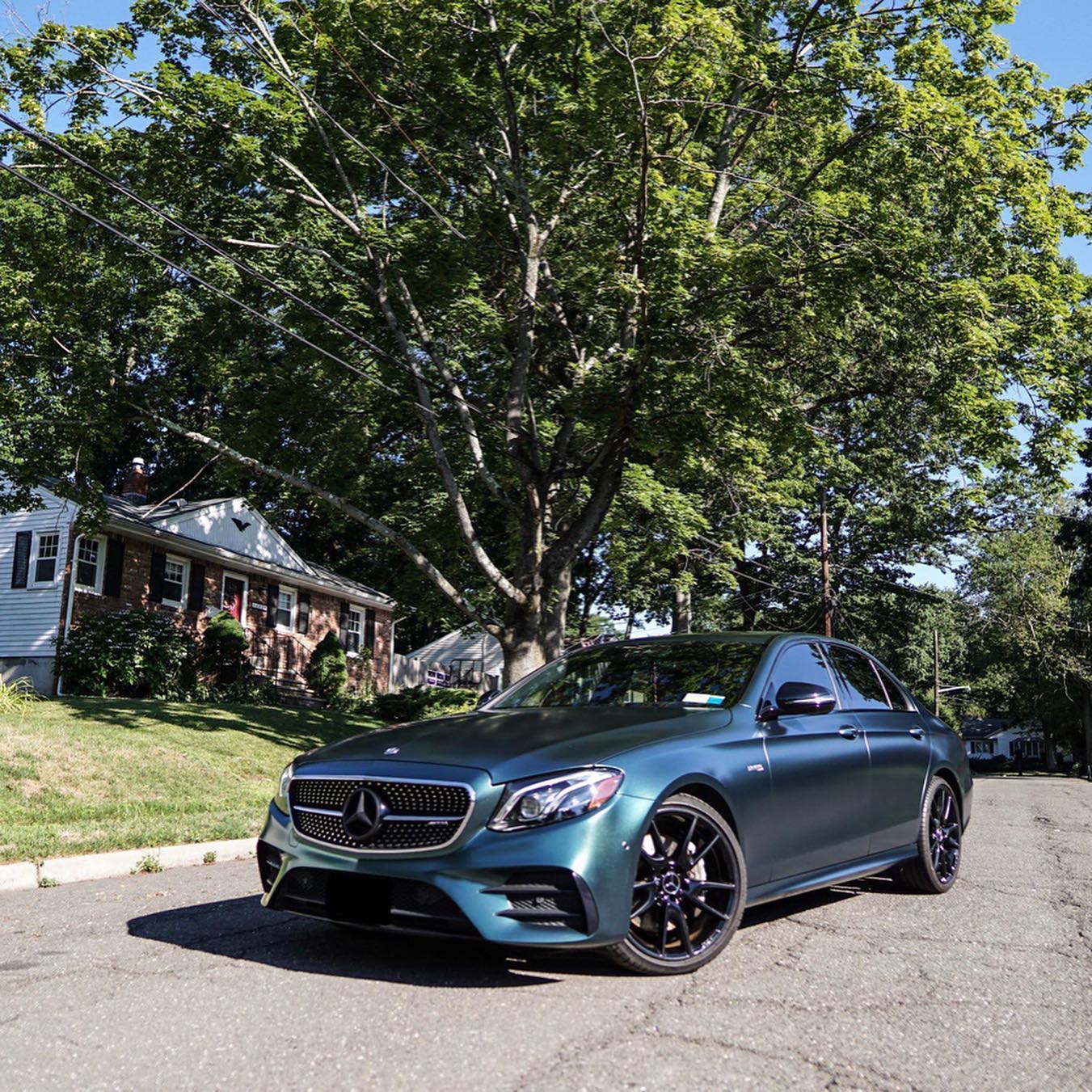 Benz E53|Matte Metallic Forest Green Vinyl Wrap|Eowrap