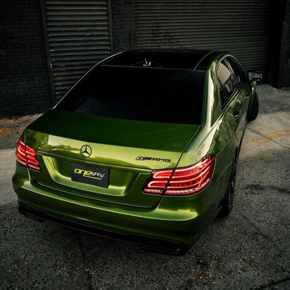 Glossy Metallic Mamba Green Vinyl Wrap