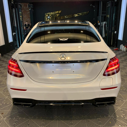 Benz E|Glossy White Gold Vinyl Wrap|Eowrap