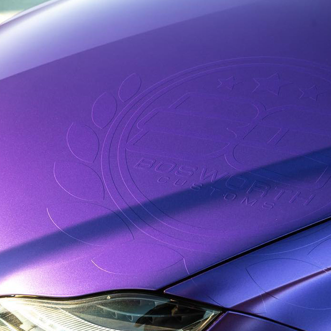 Benz|Satin Pearl Metal Purple Vinyl Wrap|Eowrap