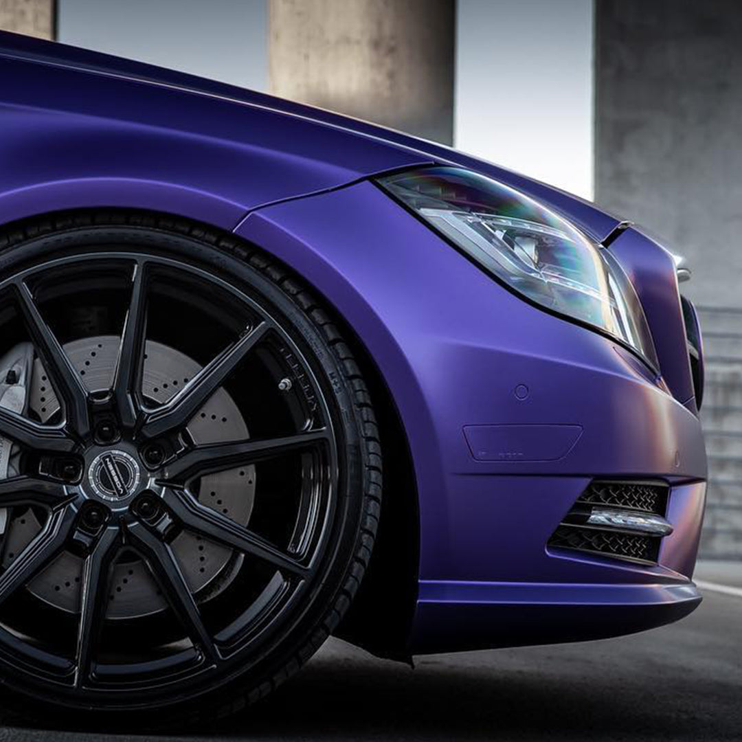 Benz|Satin Pearl Metal Purple Vinyl Wrap|Eowrap